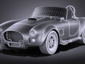 Shelby Cobra 427c 1965 3D Model