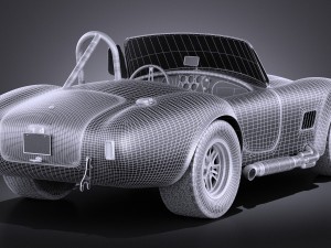 Shelby Cobra 427c 1965 3D Model