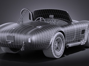 Shelby Cobra 427c 1965 3D Model