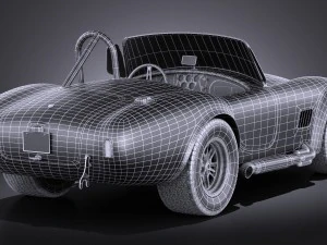 Shelby Cobra 427c 1965 3D Model