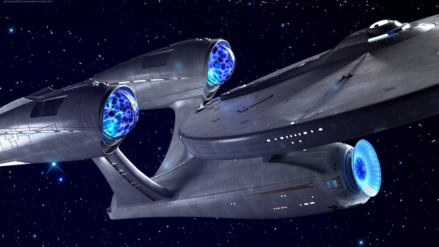 Star Trek Enterprise NCC 1701 3D Model in Fantasy