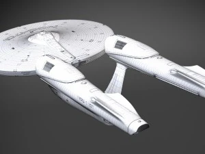Star Trek Enterprise NCC 1701 3D Model