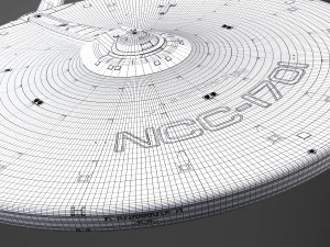 Star Trek Enterprise NCC 1701 3D Model
