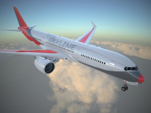 Generic Jet Airliner 3D Модель