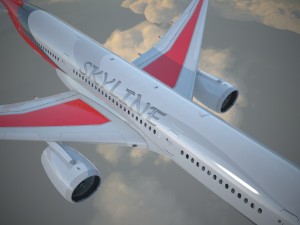 Generic Jet Airliner 3D Model