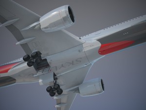 Generic Jet Airliner 3D Model