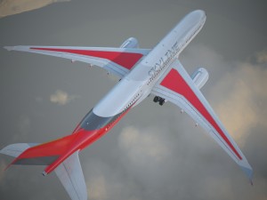 Generic Jet Airliner 3D Model