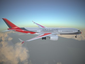 Generic Jet Airliner 3D Model