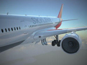 Generic Jet Airliner 3D Model