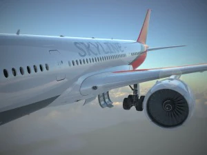 Aereo di linea generico Modello 3D