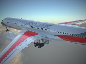 Generic Jet Airliner 3D Model