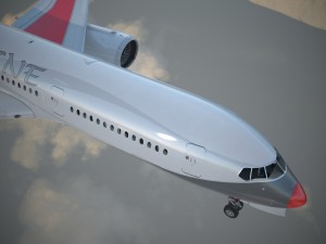 Generic Jet Airliner 3D Model