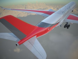 Generic Jet Airliner 3D Model
