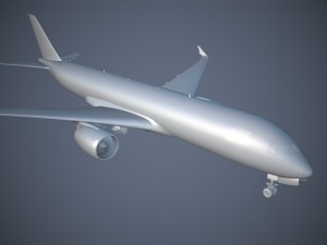 Generic Jet Airliner 3D Model