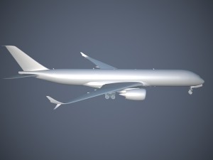 Generic Jet Airliner 3D Model