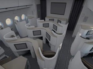 Aereo di linea generico Modello 3D