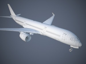 Generic Jet Airliner 3D Model