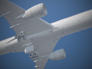 Generic Jet Airliner 3D Model