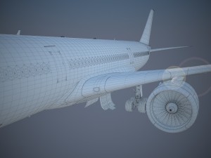 Generic Jet Airliner 3D Model
