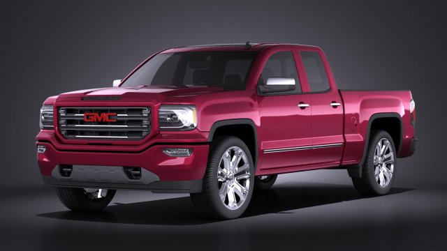 GMC Sierra 2016 vray 3D-Modell .c4d .max .obj .3ds .fbx .stl .blend