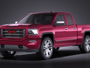 GMC Sierra 2016 vray 3D Model