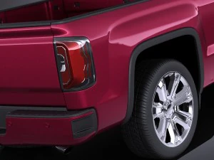 GMC Sierra 2016 vray 3D Model