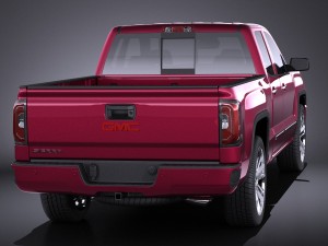 GMC Sierra 2016 vray 3D-Modell
