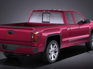 GMC Sierra 2016 vray 3D-Modell
