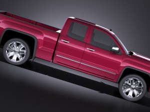 GMC Sierra 2016 vray 3D-Modell