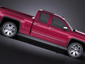 GMC Sierra 2016 vray 3D Model