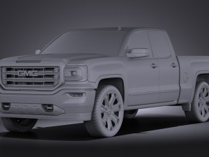 GMC Sierra 2016 vray 3D-Modell