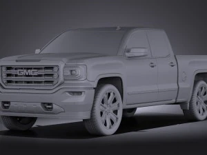 GMC Sierra 2016 vray 3D Model