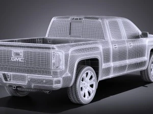 GMC Sierra 2016 vray 3D Model