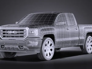 GMC Sierra 2016 vray 3D Model