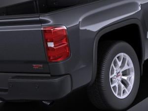 GMC Sierra Crew Cab 2014 vray 3D Модель