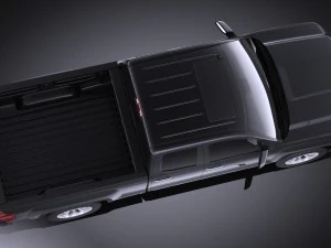 GMC Sierra Crew Cab 2014 vray 3D Model