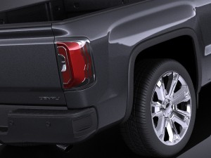 GMC Sierra Denali 2016 vray 3D Модель