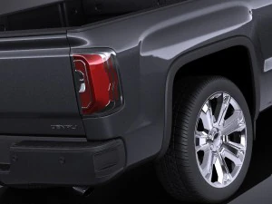 GMC Sierra Denali 2016 vray 3D Model