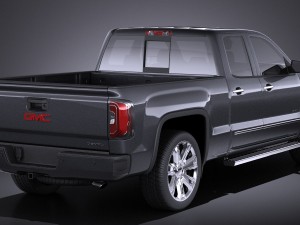 GMC Sierra Denali 2016 vray 3D Модель