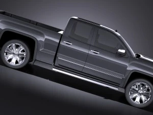 GMC Sierra Denali 2016 vray 3D Model