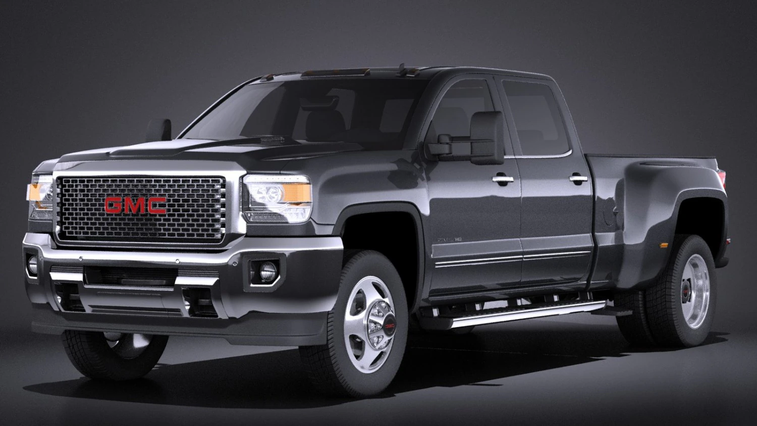 GMC Sierra HD 2015 vray 3D Model .c4d .max .obj .3ds .fbx .stl .blend 