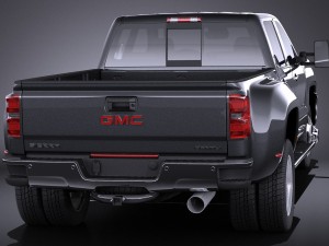 GMC Sierra HD 2015 vray Modello 3D