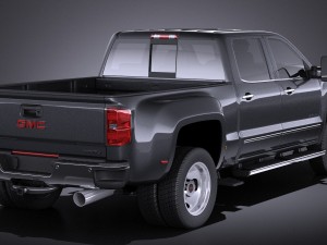 GMC Sierra HD 2015 vray Modello 3D