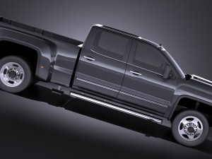 GMC Sierra HD 2015 vray Modello 3D