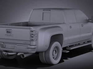 GMC Sierra HD 2015 vray Modello 3D