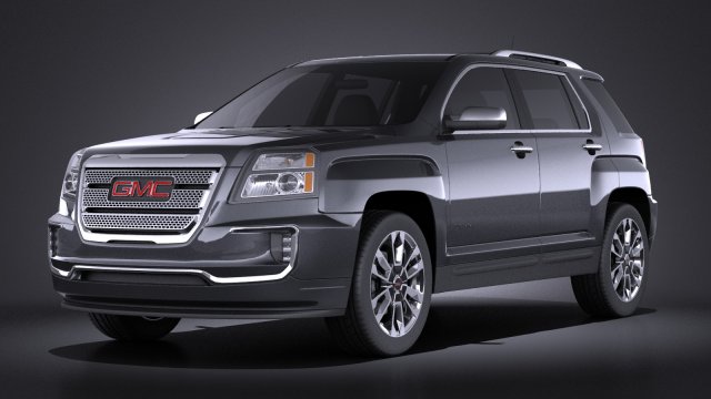 GMC Terrain Denali 2016 vray 3D Модель .c4d .max .obj .3ds .fbx .stl .blend