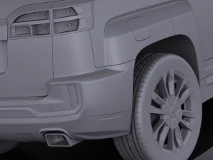 GMC Terrain Denali 2016 vray 3D Model