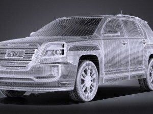 GMC Terrain Denali 2016 vray 3D Модель