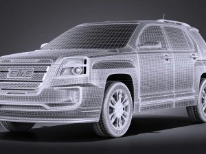 GMC Terrain Denali 2016 vray 3D Model