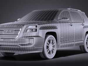 GMC Terrain Denali 2016 vray 3D Модель